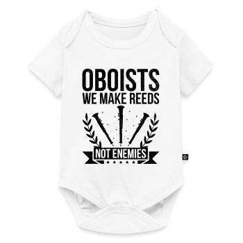 Oboe Player Oboe Basoonist Marching Band Instrumen - Baby Premium short-sleeve bodysuit - white - Front