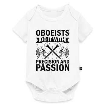 Oboist Oboe Basoonist Marching Band Instrumen - Baby Premium Kurzarmbody - Weiß - Vorne
