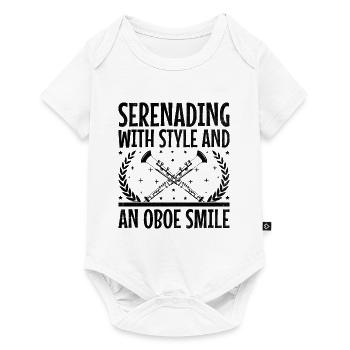 Oboist Oboe Basoonist Marching Band Instrumen - Baby Premium Kurzarmbody - Weiß - Vorne
