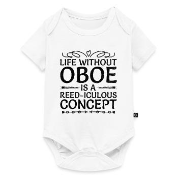 Oboe Player Oboe Basoonist Marching Band Instrumen - Baby Premium short-sleeve bodysuit - white - Front