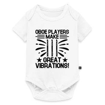 Oboe Player Oboe Basoonist Marching Band Instrumen - Baby Premium short-sleeve bodysuit - white - Front