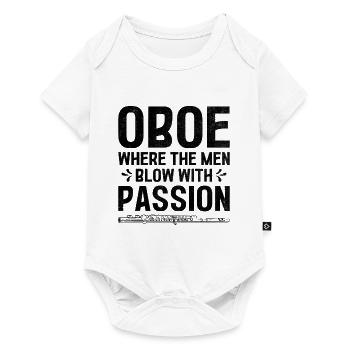 Oboist Oboe Basoonist Marching Band Instrumen - Baby Premium Kurzarmbody - Weiß - Vorne