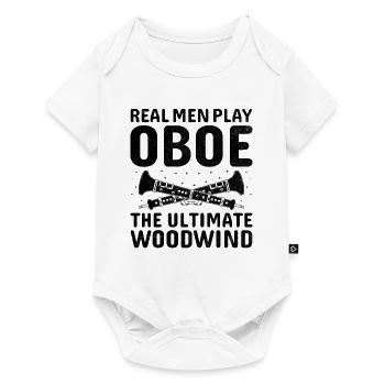 Oboe Player Oboe Basoonist Marching Band Instrumen - Baby Premium short-sleeve bodysuit - white - Front