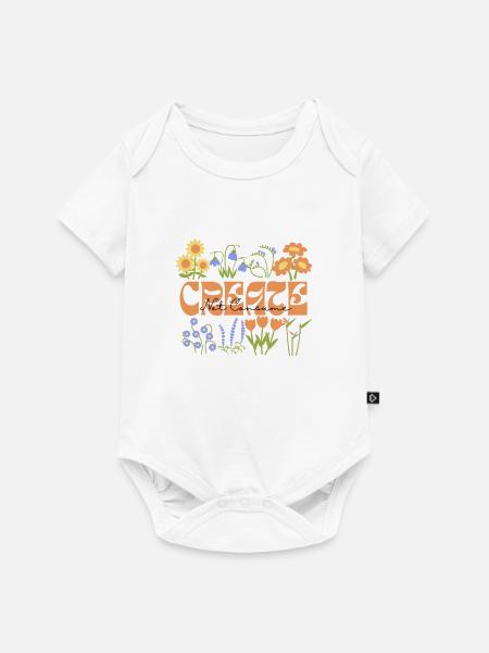 Schaffen - Baby Premium Kurzarmbody - Weiß