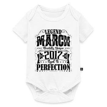 March 2017. Birthday Gift March 2017. March. - Baby Premium short-sleeve bodysuit - white - Front