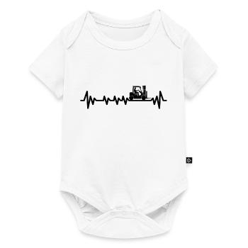 Forklift Driver Warehouse Manager Warehouse Manager Occupations - Baby Premium short-sleeve bodysuit - white - Front