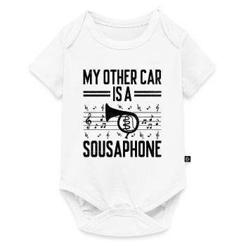 Marching Band Sayings Funny Marching Instruments - Baby Premium short-sleeve bodysuit - white - Front