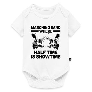 Marching Band Sayings Funny Marching Instruments - Baby Premium short-sleeve bodysuit - white - Front