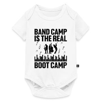 Marching Band Sayings Funny Marching Instruments - Baby Premium short-sleeve bodysuit - white - Front