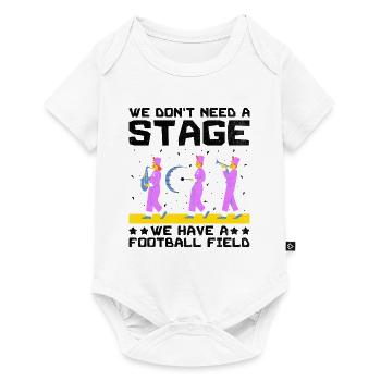 Marching Band Sayings Funny Marching Instruments - Baby Premium short-sleeve bodysuit - white - Front