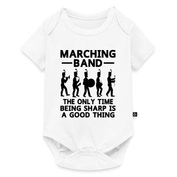 Marching Band Sayings Funny Marching Instruments - Baby Premium short-sleeve bodysuit - white - Front
