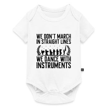 Marching Band Sayings Funny Marching Instruments - Baby Premium short-sleeve bodysuit - white - Front