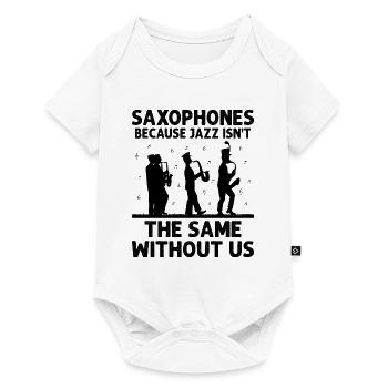 Marching Band Sayings Funny Marching Instruments - Baby Premium short-sleeve bodysuit - white - Front