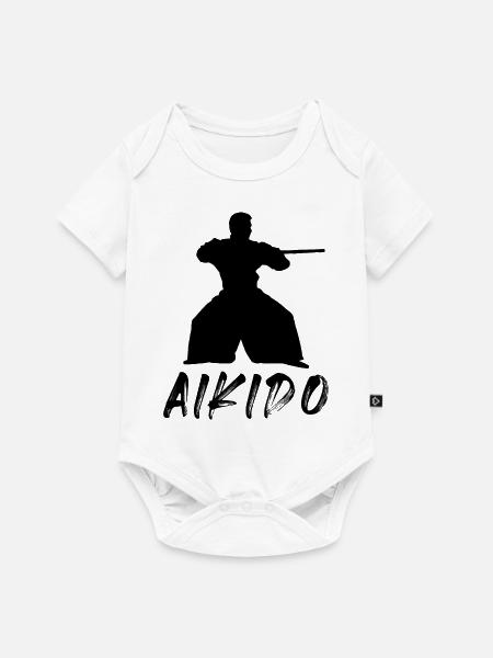 Aikido - Baby Premium Kurzarmbody - Weiß