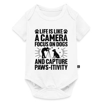 Dog Lover Photography Loves Dog Photographer Dogs - Baby Premium short-sleeve bodysuit - white - Front