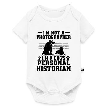 Dog Lover Photography Loves Dog Photographer Dogs - Baby Premium short-sleeve bodysuit - white - Front
