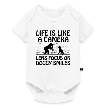 Dog Lover Photography Loves Dog Photographer Dogs - Baby Premium short-sleeve bodysuit - white - Front