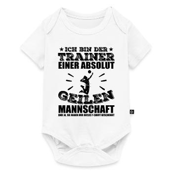 Mannschaft Handballspieler Beachhandball Ballsport - Baby Premium Kurzarmbody - Weiß - Vorne