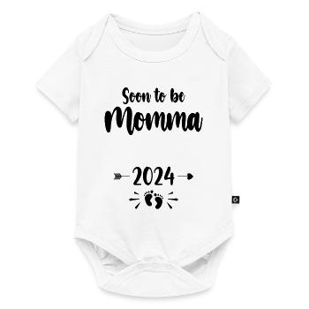 Momma Soon To Be Mom 2024 Mother Pregnant Kids Mot - Baby Premium short-sleeve bodysuit - white - Front