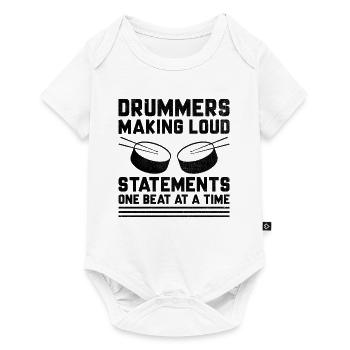 Drum Corps Marching Band Drum Corp Music Percussio - Baby Premium short-sleeve bodysuit - white - Front