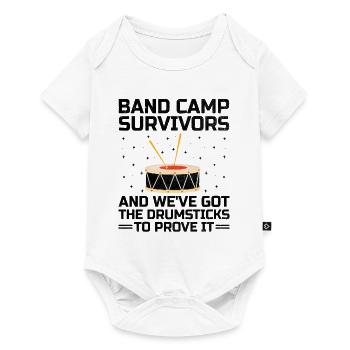 Drum Corps Marching Band Drum Corp Music Percussio - Baby Premium Kurzarmbody - Weiß - Vorne