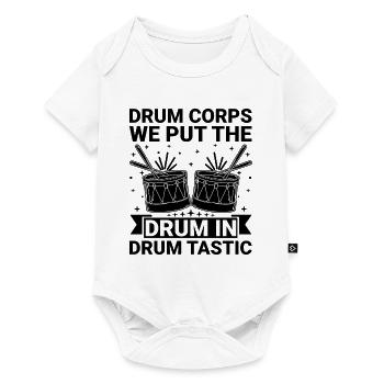 Drum Corps Marching Band Drum Corp Music Percussio - Baby Premium Kurzarmbody - Weiß - Vorne
