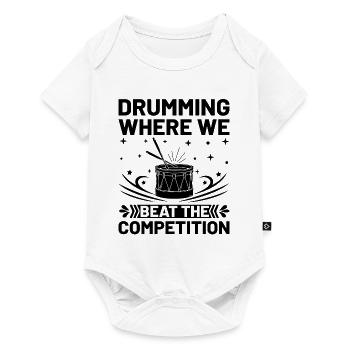 Drum Corps Marching Band Drum Corp Music Percussio - Baby Premium short-sleeve bodysuit - white - Front