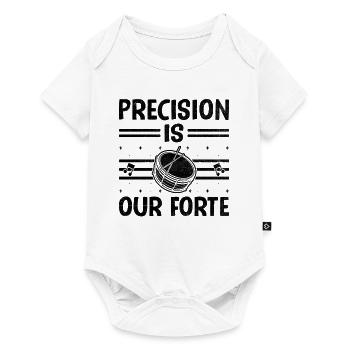 Drum Corps Marching Band Drum Corp Music Percussio - Baby Premium Kurzarmbody - Weiß - Vorne