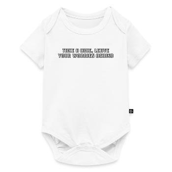 Hiking - Take a hike, leave your worries behind - Baby Premium short-sleeve bodysuit - white - Front
