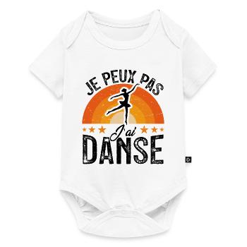 Je peux pas j ai Danse - Body à manches courtes Premium Bébé - blanc - Devant