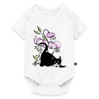 Cat - Baby Premium short-sleeve bodysuit - white - Front