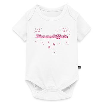 Schiffe Abschluss-Geschenk Binnenschifferin - Baby Premium Kurzarmbody - Weiß - Vorne