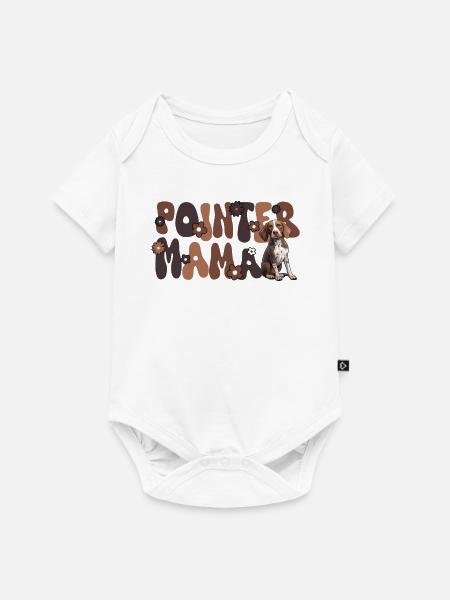 Pointer Groovy Pointer Mama - Baby Premium Kurzarmbody - Weiß
