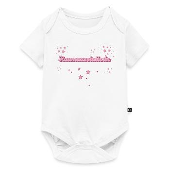 Dekorateur Abschluss-Geschenk Raumausstatterin - Baby Premium Kurzarmbody - Weiß - Vorne