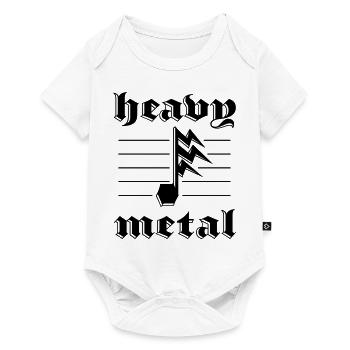 Heavy Metal Blitznote - Baby Premium short-sleeve bodysuit - white - Front