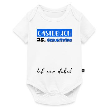 Guestbook Decoration Men Men's 25th Birthday Tshirt - Baby Premium short-sleeve bodysuit - white - Front