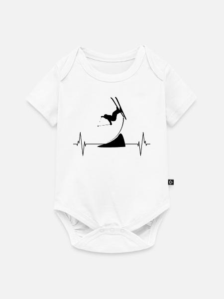 Pulsierender Nervenkitzel: Sky Freestyle - Baby Premium Kurzarmbody - Weiß