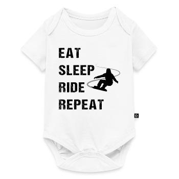 Boarder Rhythm - Gift - Baby Premium short-sleeve bodysuit - white - Front
