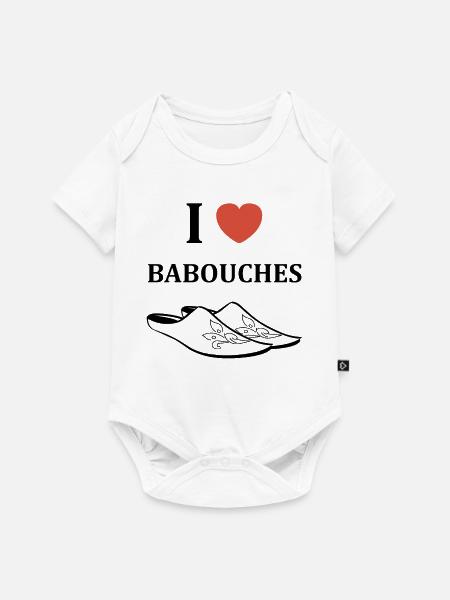 Hausschuhe Humor - Baby Premium Kurzarmbody - Weiß