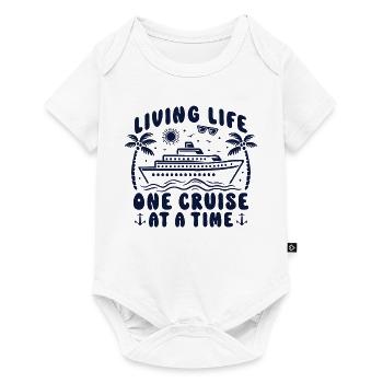 Vivre la vie, une croisière à la fois - Body à manches courtes Premium Bébé - blanc - Devant