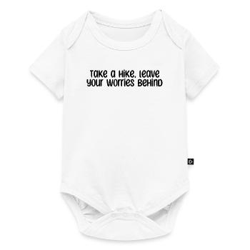 Hiking - Take a hike, leave your worries behind - Baby Premium short-sleeve bodysuit - white - Front