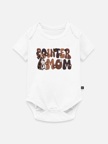 Pointer Groovy Pointer Mom - Baby Premium Kurzarmbody - Weiß