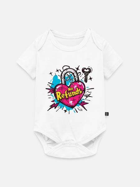 Chroniken der eingesperrten Liebe - Baby Premium Kurzarmbody - Weiß