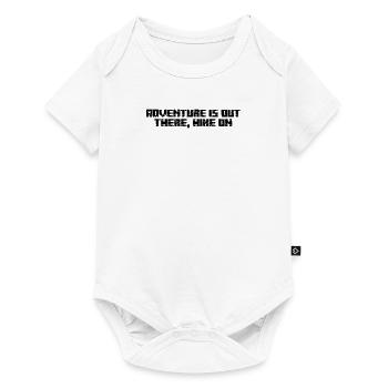 Hiking - Adventure is out there, hike on - Baby Premium short-sleeve bodysuit - white - Front