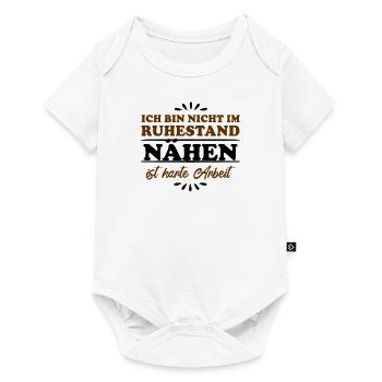 Retraité Retraité Couturière - Body à manches courtes Premium Bébé - blanc - Devant