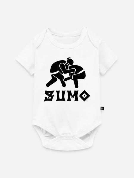 Sumo - Baby Premium Kurzarmbody - Weiß