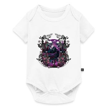 Retro Vintage Deer Deer 80's Woodland Animals - Baby Premium short-sleeve bodysuit - white - Front