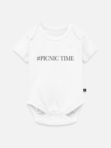 Picknick - Baby Premium Kurzarmbody - Weiß
