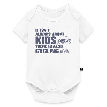 Vélo Cargo Parents Vélo Cargobike - Body à manches courtes Premium Bébé - blanc - Devant