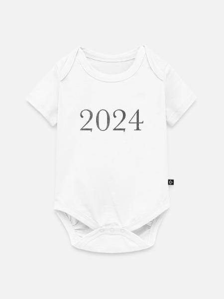 2024 - Baby Premium Kurzarmbody - Weiß